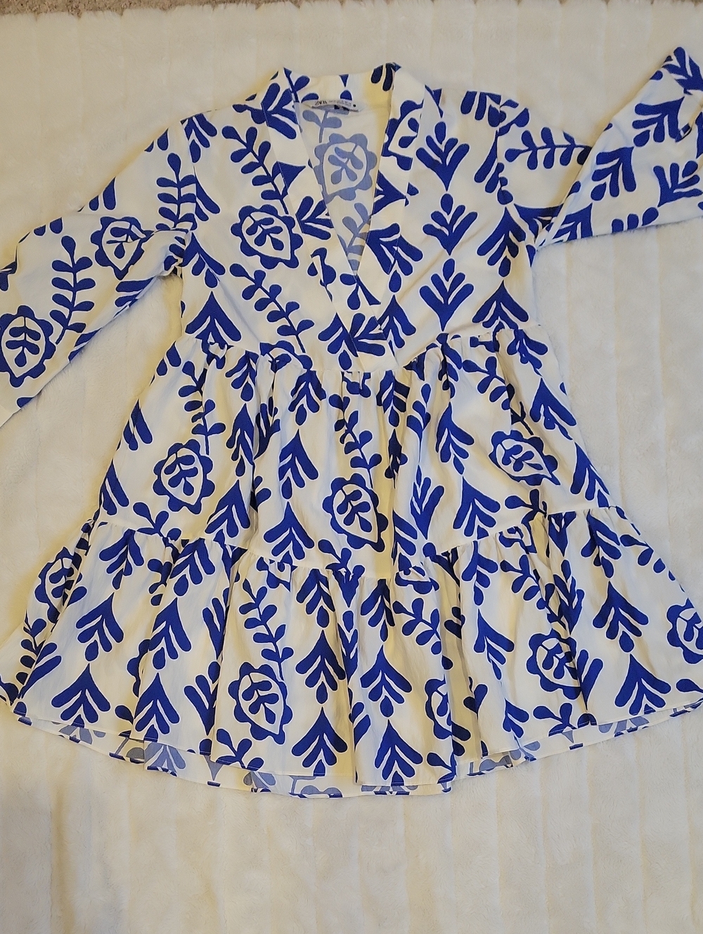 Zara Cropped V-neck Dress
